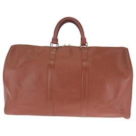 Louis Vuitton-Louis Vuitton Epi Keepall 50 Boston Bag-Brown