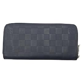 Louis Vuitton-Louis Vuitton Damier Infini Zippy Wallet-Navy blue