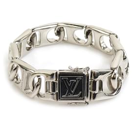 Louis Vuitton-Louis Vuitton Silver Charm Bracelet-Silvery