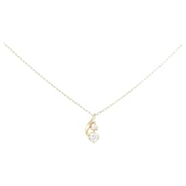 Autre Marque-Vendome Aoyama 18K Gold Diamond Necklace-Yellow