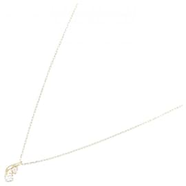 Autre Marque-Vendome Aoyama 18K Gold Diamond Necklace-Yellow