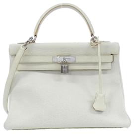 Hermès-Hermès Kelly 32-Blanc