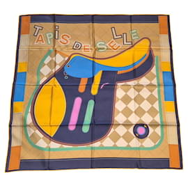 Hermès-Hermès Saddle Blanket Square-Multiple colors