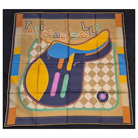 Hermès-Hermès Saddle Blanket Square-Multiple colors