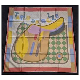 Hermès-Hermès Saddle Blanket Square-Multiple colors