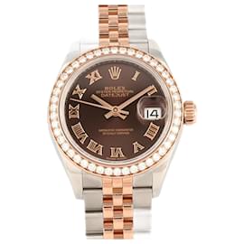 Rolex-Rolex Lady DateJust 28mm-Brown