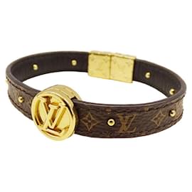 Louis Vuitton-Louis Vuitton Monogram Canvas Charm Bracelet-Brown,Black,Monogram