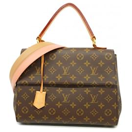 Louis Vuitton-Bolsa Louis Vuitton Monogram Cluny BB-Marrom