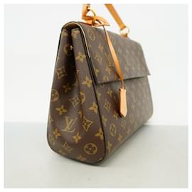 Louis Vuitton-Bolsa Louis Vuitton Monogram Cluny BB-Marrom