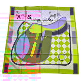 Hermès-Hermès Saddle Blanket Square-Multiple colors