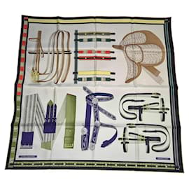 Hermès-Hermès Square Equestrian Letters-Multiple colors