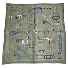 Hermès-Hermès Square in Loops Pouch-Multiple colors