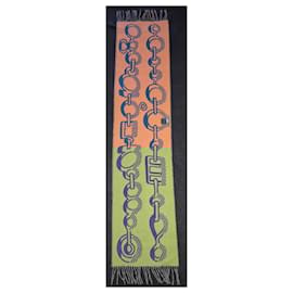 Hermès-Hermès Do Re Boucles Scarf-Multiple colors