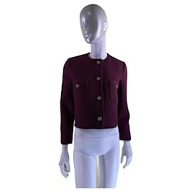 Ba&Sh Meredith Jacket Blazer Dark Red Tweed Dark red