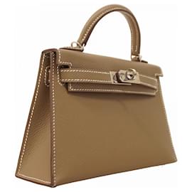 Hermès-Hermes Mini Kelly 2 Handbag-Taupe
