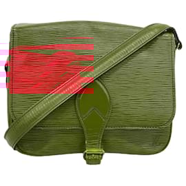 Louis Vuitton-Bolsa de Ombro Cartesier Epi Louis Vuitton-Vermelho