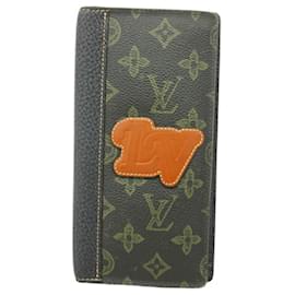 Louis Vuitton-Louis Vuitton Long Wallet - Fall Collection-Black,Khaki