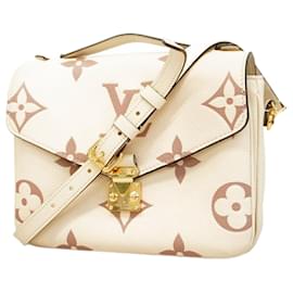 Louis Vuitton-Bolsa de ombro bicolor Monogram Empreinte Louis Vuitton-Cru