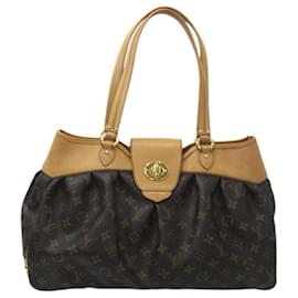 Louis Vuitton-Louis Vuitton Boesi MM Tote Bag-Brown,Monogram