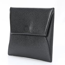 Hermès-Hermes Bastia Epsom Leather Coin Purse-Black
