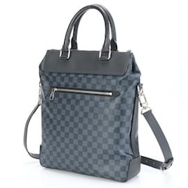 Louis Vuitton-Louis Vuitton Damier Cobalt Greenwich Shoulder Bag-Other,Navy blue