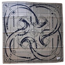 Hermès, Sciarpa 140X140 cm - Cashmere - Nuovo Multicolore