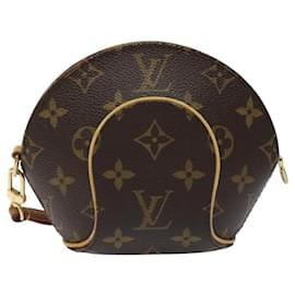 Louis Vuitton-LOUIS VUITTON Monogram Mini ellipse Pouch M51129 LV Auth KD068-Monogram
