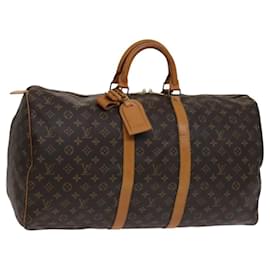 Louis Vuitton-LOUIS VUITTON Monogram Keepall 55 Boston Bag M41424 LV Auth EC121-Monogram