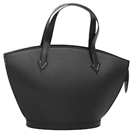 Louis Vuitton-LOUIS VUITTON Epi Saint Jacques Hand Bag Black M52272 LV Auth am7874-Black