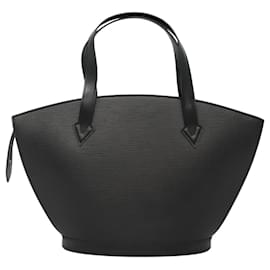 Louis Vuitton-LOUIS VUITTON Epi Saint Jacques Hand Bag Black M52272 LV Auth am7874-Black