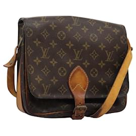 Louis Vuitton-LOUIS VUITTON Monogram Cartouchiere GM Shoulder Bag M51252 LV Auth bs22682-Monogram