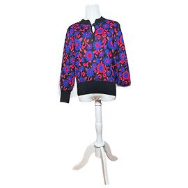 Vintage Yves Saint Laurent Wollpullover Floral 38/M Lila