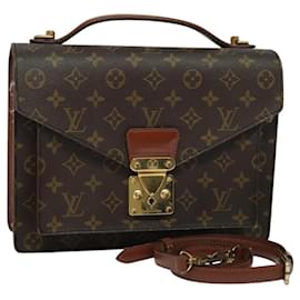 Louis Vuitton-LOUIS VUITTON Monogram Monceau 28 Hand Bag M51185 LV Auth KD077-Monogram