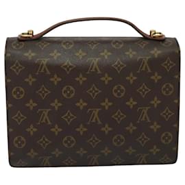 Louis Vuitton-LOUIS VUITTON Monogram Monceau 28 Hand Bag M51185 LV Auth KD077-Monogram