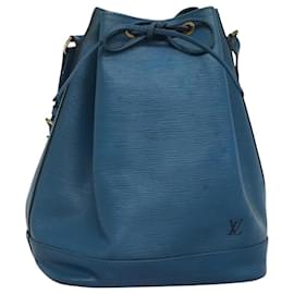 Louis Vuitton-LOUIS VUITTON Epi Noe Shoulder Bag Toledo Blue M44005 LV Auth bs22718-Blue