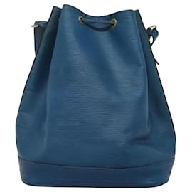 Louis Vuitton-LOUIS VUITTON Epi Noe Shoulder Bag Toledo Blue M44005 LV Auth bs22718-Blue
