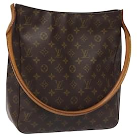Louis Vuitton-LOUIS VUITTON Monogram Looping GM Shoulder Bag M51145 LV Auth EC042-Monogram
