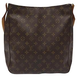 Louis Vuitton-LOUIS VUITTON Monogram Looping GM Shoulder Bag M51145 LV Auth EC042-Monogram