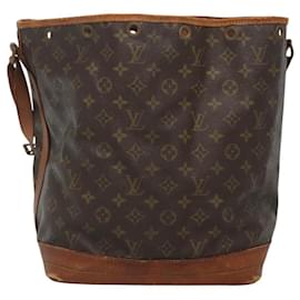 Louis Vuitton-LOUIS VUITTON Monogram Noe Shoulder Bag M42224 LV Auth MY016-Monogram
