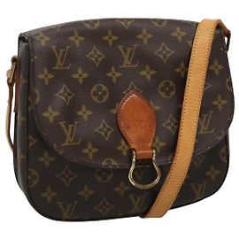 LOUIS VUITTON Monogram Saint Cloud GM Bolsa de Ombro M51242 LV Auth BA411 Monograma