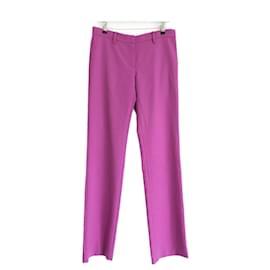 Magda Butrym-Magda Butrym Loose Tailored Trousers Violet Pink-Pink