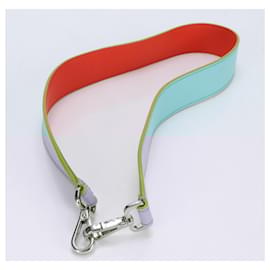 Fendi-Fendi Strap You Blue Orange Leather Shoulder Strap-Blue,Orange