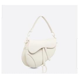 Dior-Saddle Dior bag-White,Cream