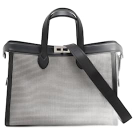 Fendi-Fendi Peekaboo ISeeU Forty8 Shoulder Bag-Black