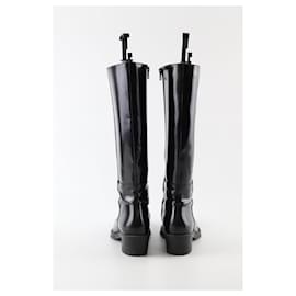 Autre Marque-Leather boots-Black