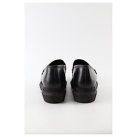 Sacai-Leather loafers-Black