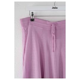 Autre Marque-Silk skirt-Purple