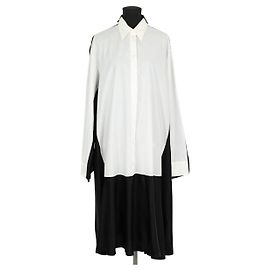 Maison Martin Margiela Vestido de algodón negro Negro