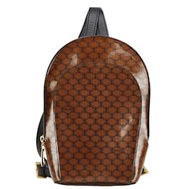 Céline-Celine Macadam Backpack-Brown,Black