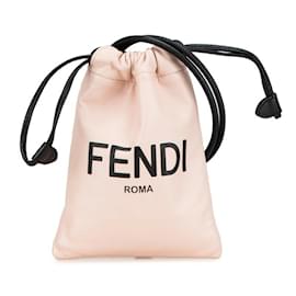 Fendi-Fendi Pouch 7AR920 in Rose Quartz Pink Leather-Pink